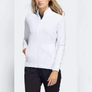NWT Adidas Women's Textured Full Zip Golf Size Medium